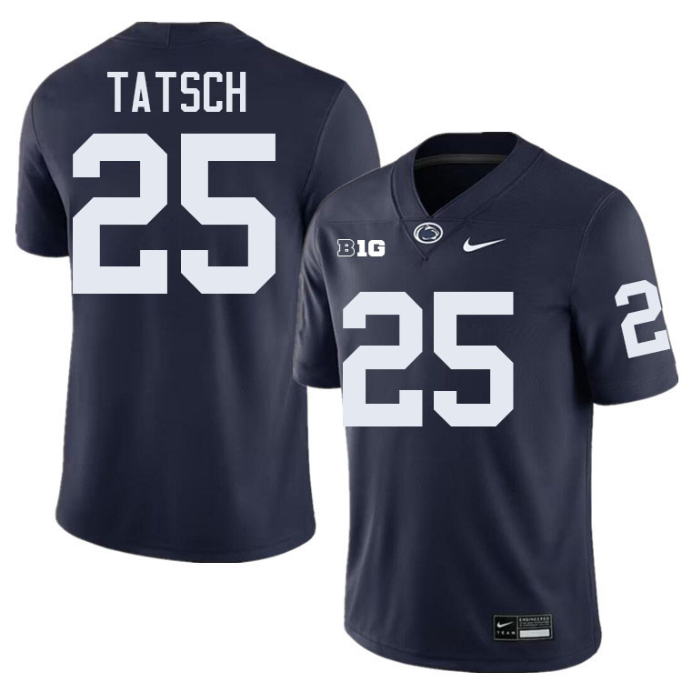 Alex Tatsch Penn State Jersey,PSU Nittany Lions #25 Alex Tatsch Football Uniforms-Navy